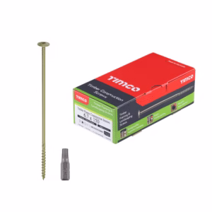Timber & Landscaping Screw 6.7 x 150 Wafer Head Green | Box of 50