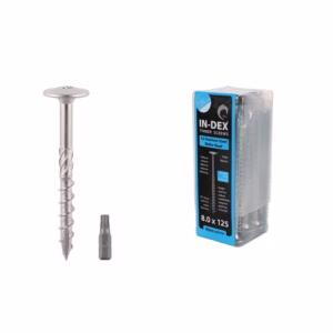 Timber & Landscaping Screw 8 x 150 Wafer Head Stainless Steel | Tube of 20