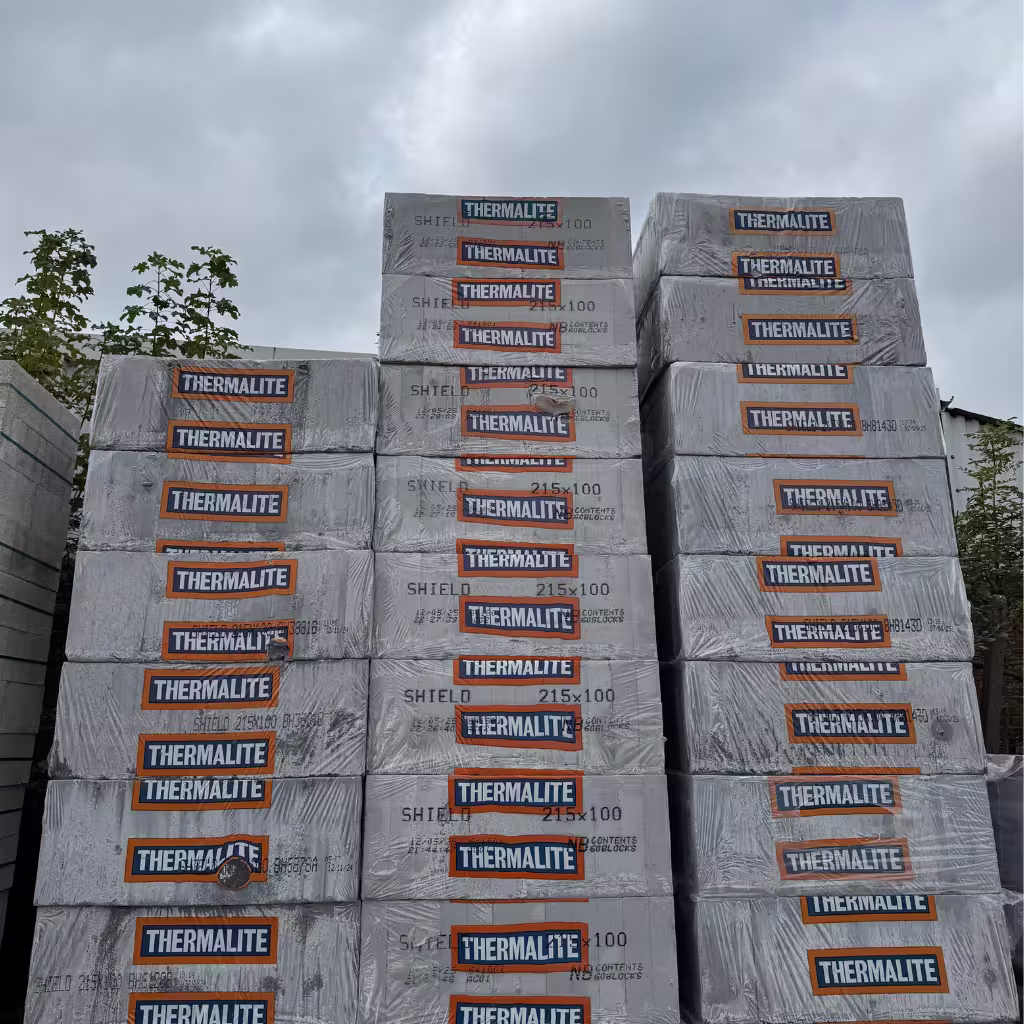 Thermalite Shield Aircrete Block 3.6N 100mm x 215mm x 440mm - Image 3