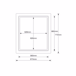 drop down loft hatch dimensions
