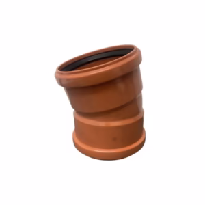 15 Degree Double Socket Bend  | 110mm Underground Drainage