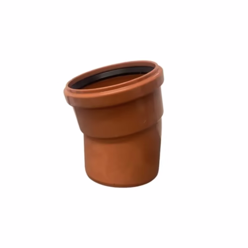 15 Degree Single Socket Bend | 110mm Underground Drainage