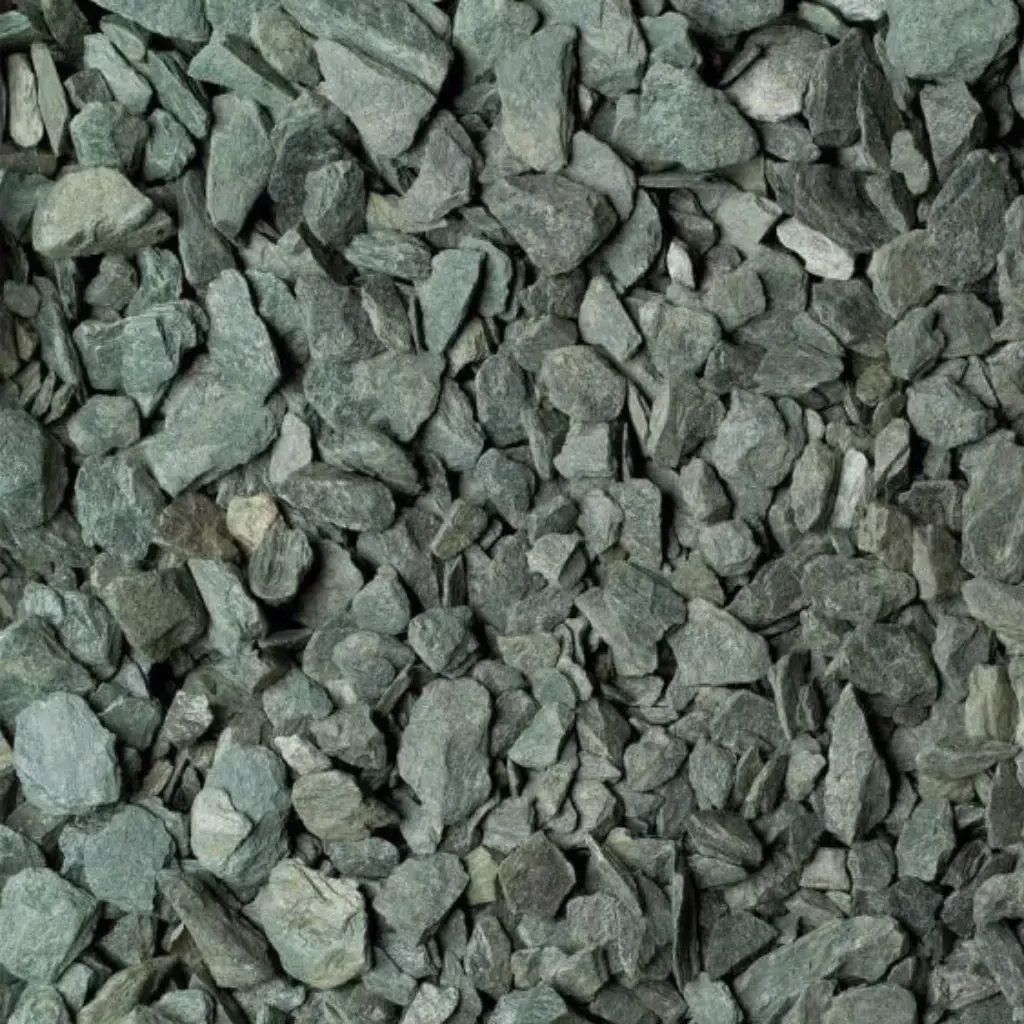 20mm Green Slate Chippings | Jumbo Bag