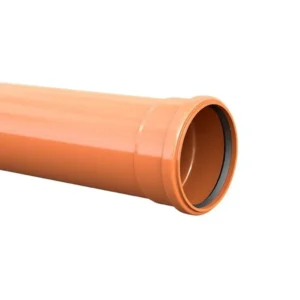 3m Pipe Single Socket 110mm Diameter Drainage Pipe | 110mm Underground Drainage