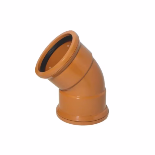 45 Degree Double Socket Bend | 110mm Underground Drainage