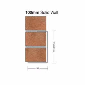 EV100 Single Leaf C-Shape Lintel | 100mm