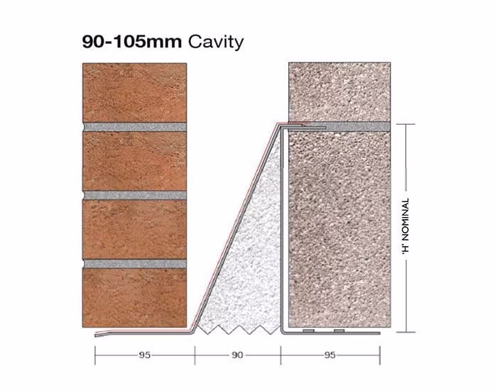 HD90 Heavy Duty Cavity Lintel | 100mm