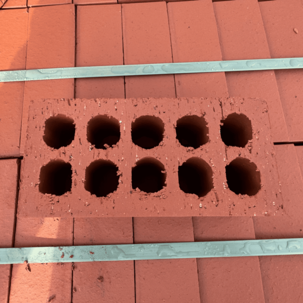 Sandown Red Perforated Class B 65mm Engineering Brick