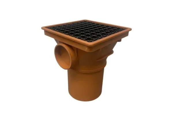 Square Hopper Underground 110mm With Leg